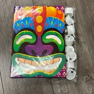 Luau party supplies room decoration with tea lights tiki bar summer party decor